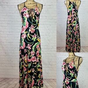 Band of Gypsies Floral Multi Tier Racerback Maxi